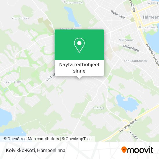 Koivikko-Koti kartta