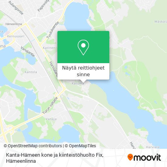 Kanta-Hämeen kone ja kiinteistöhuolto Fix kartta