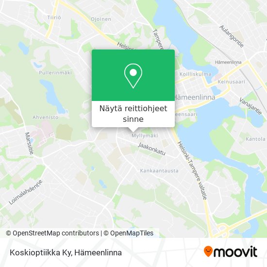 Koskioptiikka Ky kartta