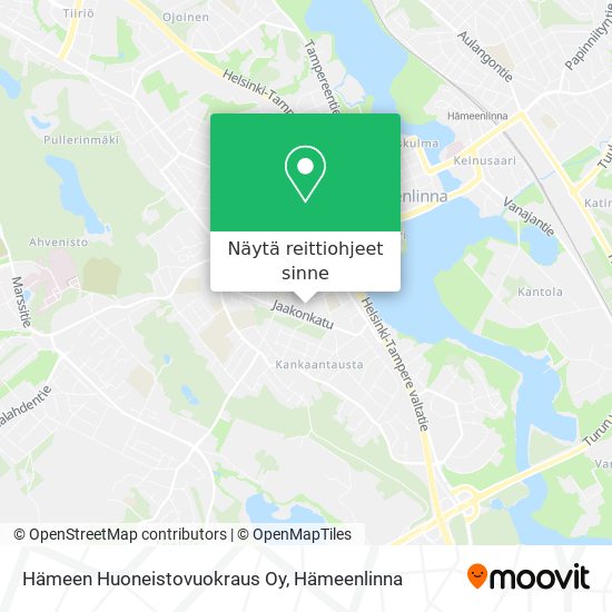 Hämeen Huoneistovuokraus Oy kartta