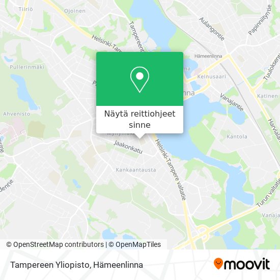 Tampereen Yliopisto kartta