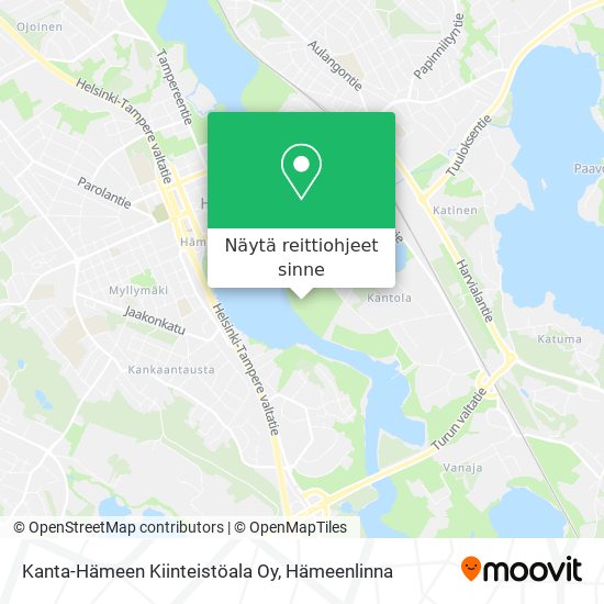 Kanta-Hämeen Kiinteistöala Oy kartta