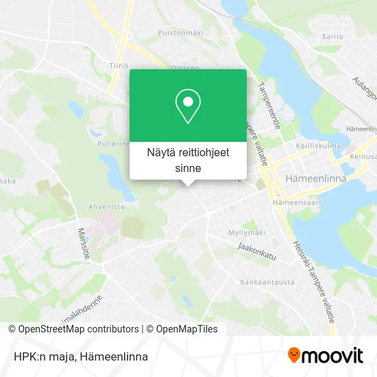 HPK:n maja kartta