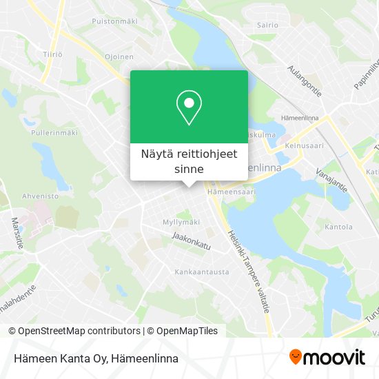 Hämeen Kanta Oy kartta