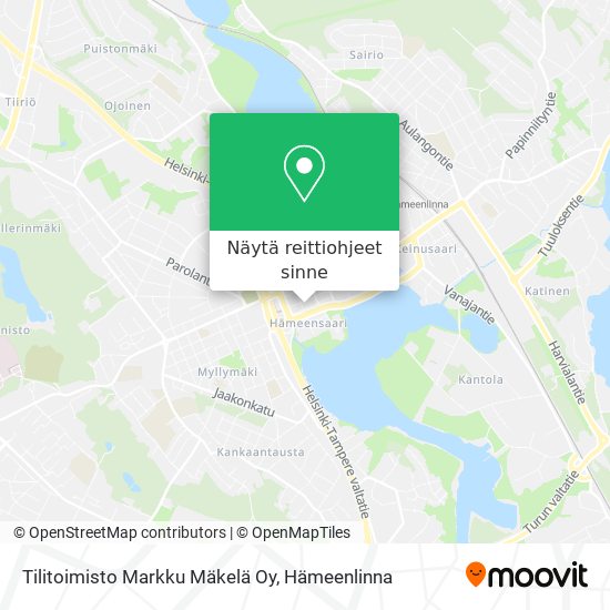 Tilitoimisto Markku Mäkelä Oy kartta