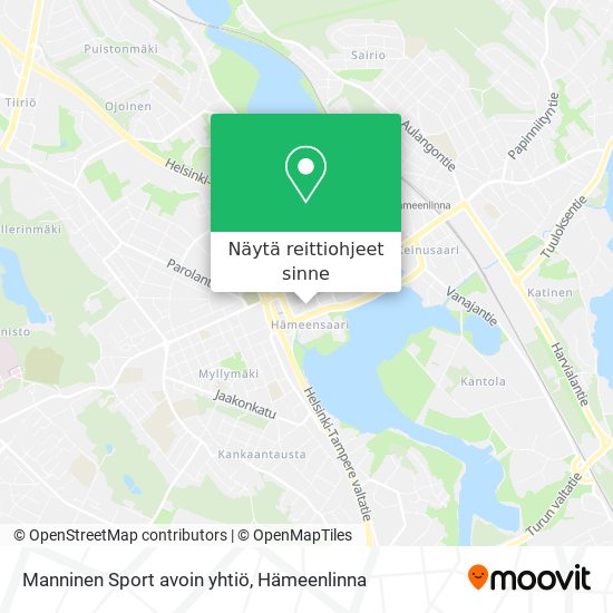 Manninen Sport avoin yhtiö kartta