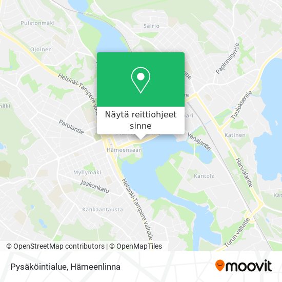 Pysäköintialue kartta