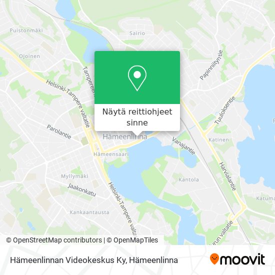 Hämeenlinnan Videokeskus Ky kartta