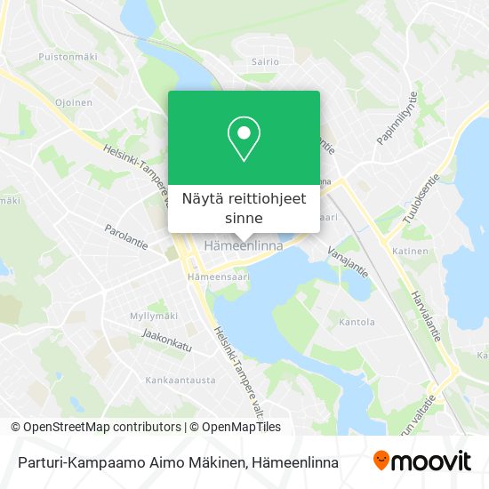 Parturi-Kampaamo Aimo Mäkinen kartta