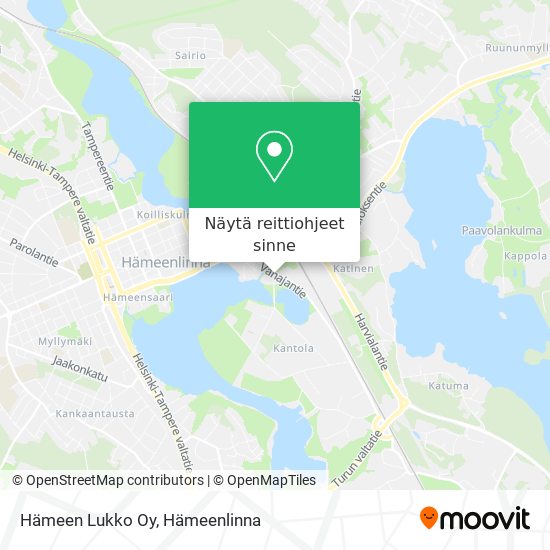 Hämeen Lukko Oy kartta