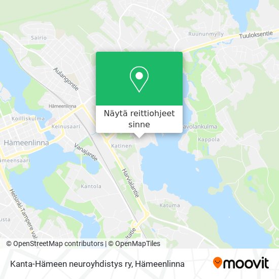 Kanta-Hämeen neuroyhdistys ry kartta