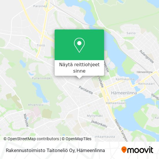 Rakennustoimisto Taitoneliö Oy kartta