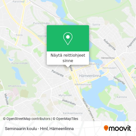 Seminaarin koulu - Hml kartta