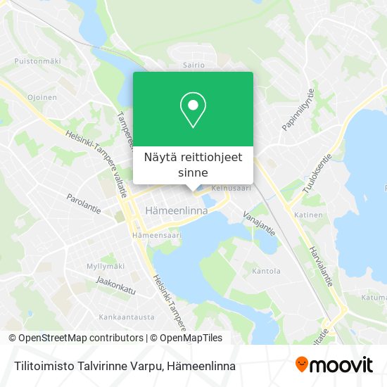 Tilitoimisto Talvirinne Varpu kartta