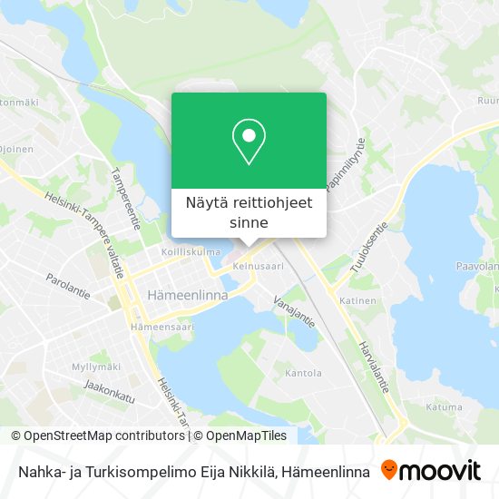Nahka- ja Turkisompelimo Eija Nikkilä kartta