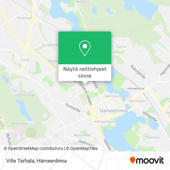 Ville Tarhala kartta