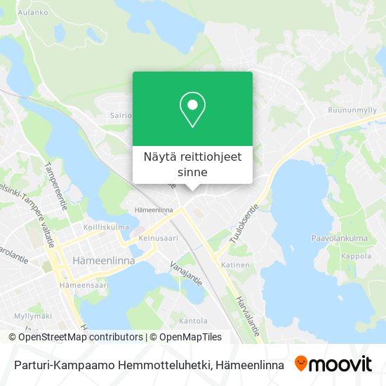 Parturi-Kampaamo Hemmotteluhetki kartta