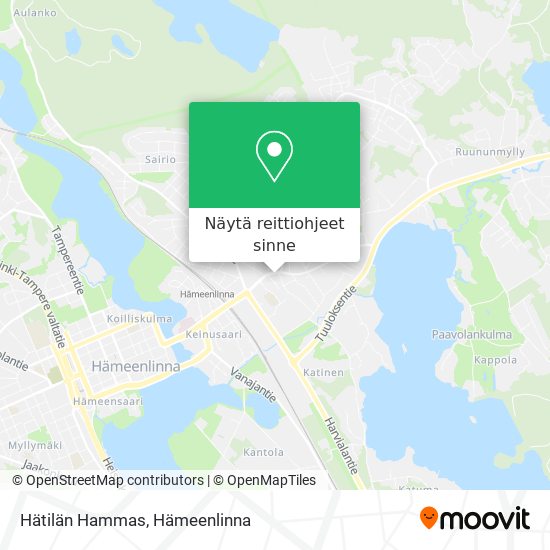 Hätilän Hammas kartta