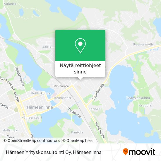 Hämeen Yrityskonsultointi Oy kartta