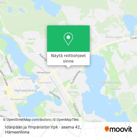 Idänpään ja Ympäristön Vpk - asema 42 kartta