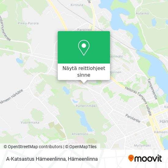 A-Katsastus Hämeenlinna kartta