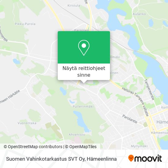 Suomen Vahinkotarkastus SVT Oy kartta