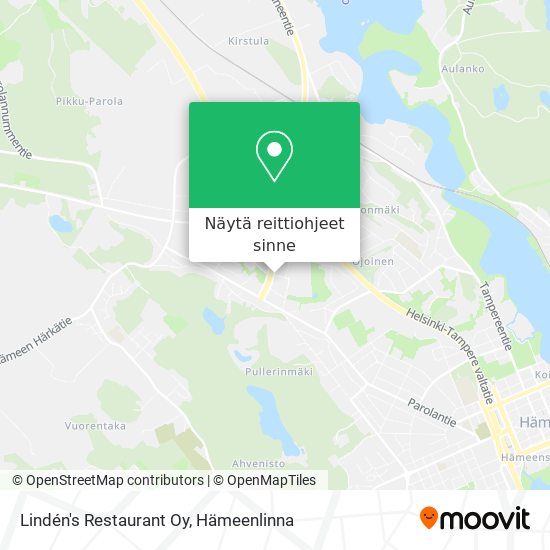 Lindén's Restaurant Oy kartta
