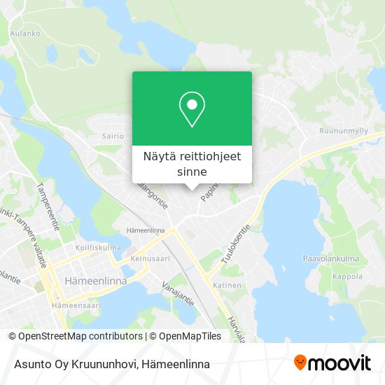 Asunto Oy Kruununhovi kartta