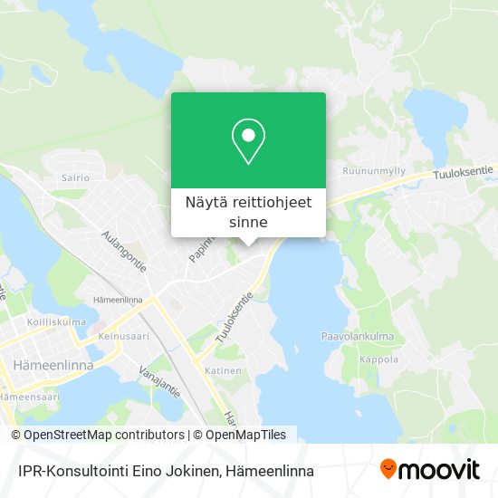 IPR-Konsultointi Eino Jokinen kartta