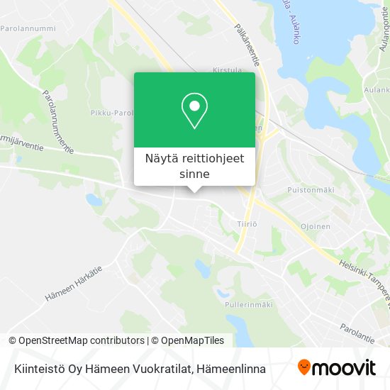 Kiinteistö Oy Hämeen Vuokratilat kartta