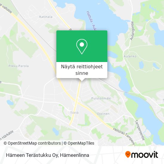 Hämeen Terästukku Oy kartta