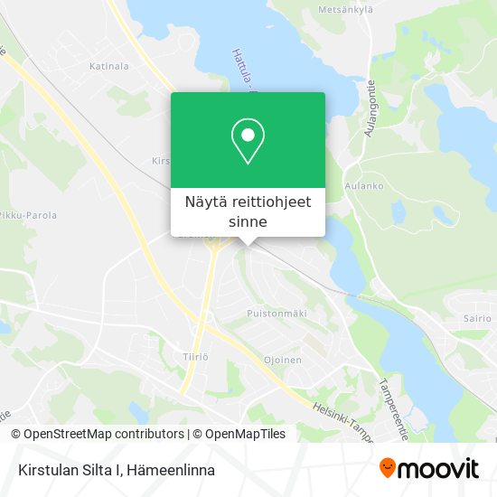 Kirstulan Silta I kartta