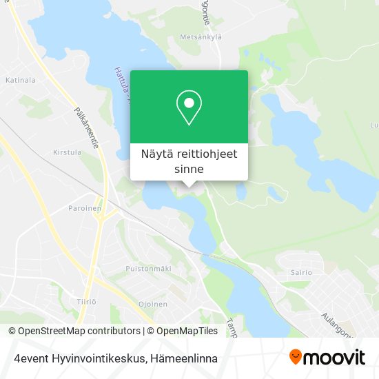 4event Hyvinvointikeskus kartta