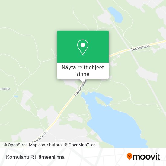 Komulahti P kartta