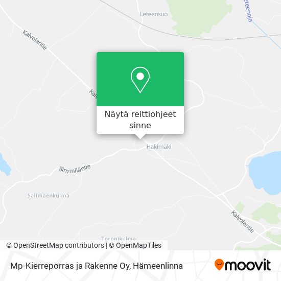 Mp-Kierreporras ja Rakenne Oy kartta