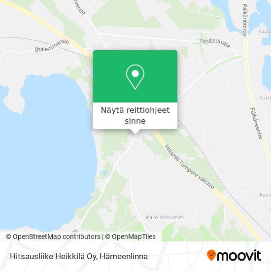 Hitsausliike Heikkilä Oy kartta