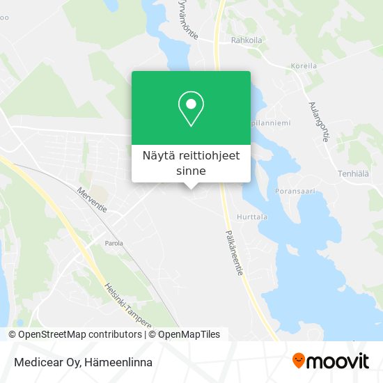 Medicear Oy kartta