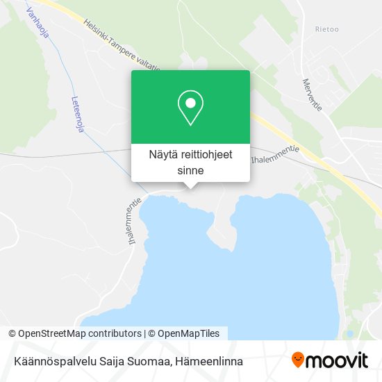 Käännöspalvelu Saija Suomaa kartta