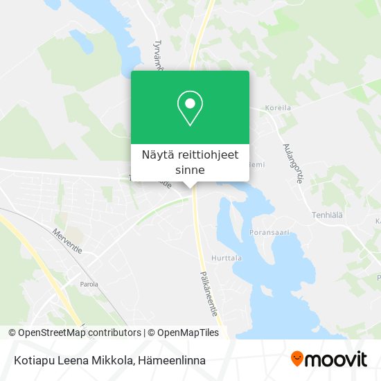Kotiapu Leena Mikkola kartta