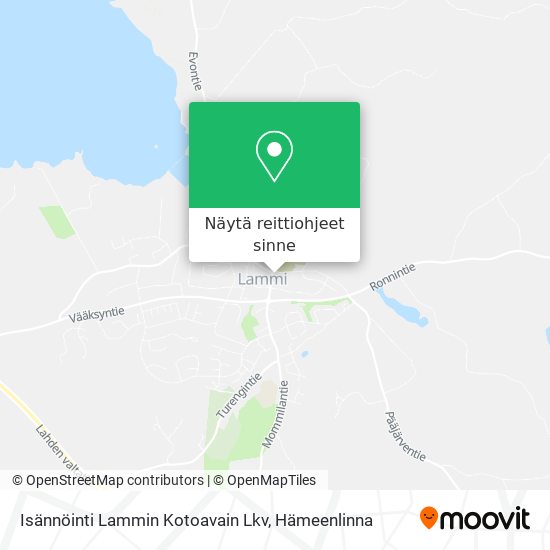 Isännöinti Lammin Kotoavain Lkv kartta