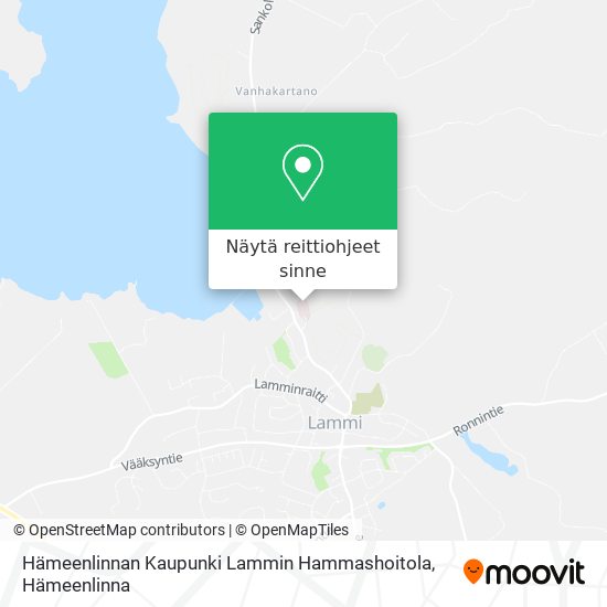Hämeenlinnan Kaupunki Lammin Hammashoitola kartta