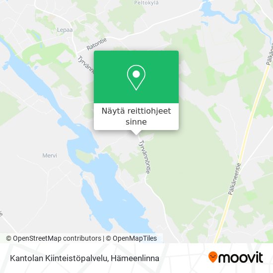 Kantolan Kiinteistöpalvelu kartta