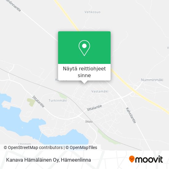 Kanava Hämäläinen Oy kartta