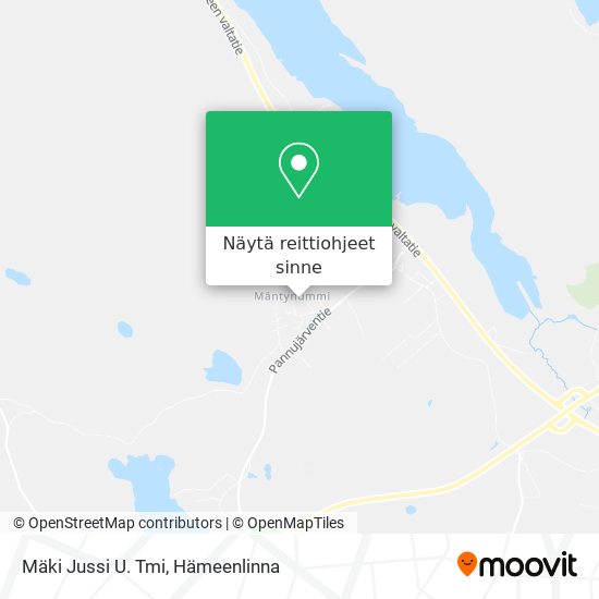 Mäki Jussi U. Tmi kartta
