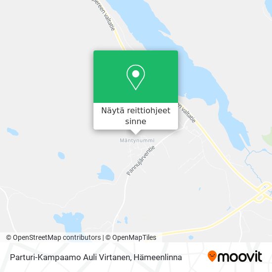 Parturi-Kampaamo Auli Virtanen kartta