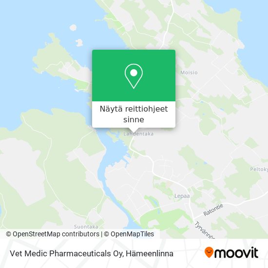 Vet Medic Pharmaceuticals Oy kartta