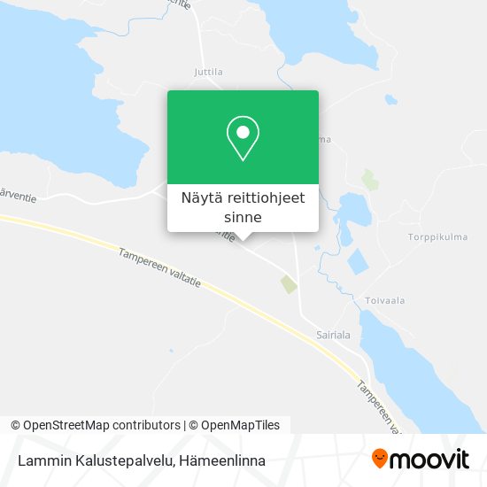 Lammin Kalustepalvelu kartta