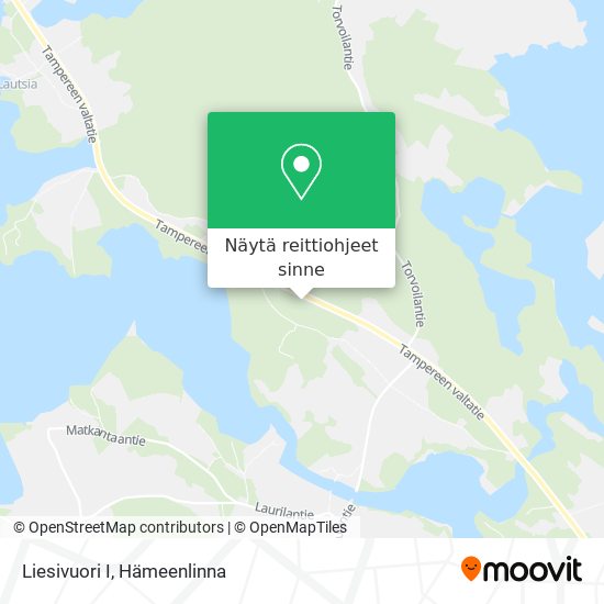 Liesivuori I kartta