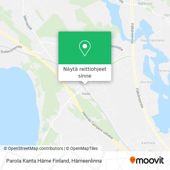 Parola Kanta Häme Finland kartta