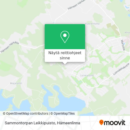 Sammontorpan Leikkipuisto kartta